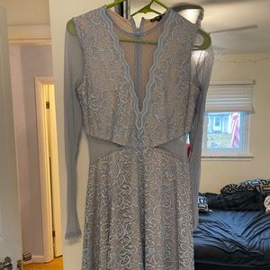 Blue express lace dress